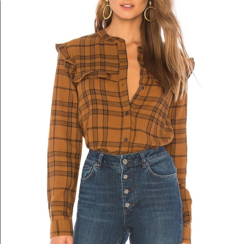 Sanctuary Hill St. Ruffle Yoke Shirt